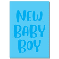 New Baby Boy Card